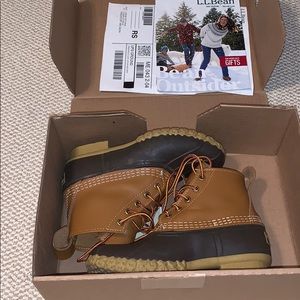 LL Bean Duck Boots w Original Box Lined and 6”